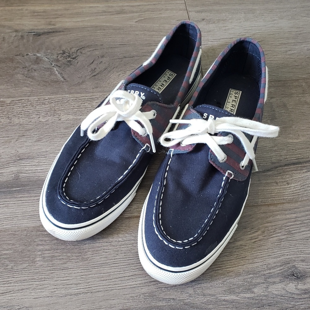 Navy Sperry Boat Shoes